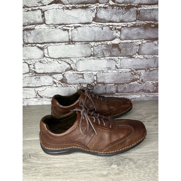 Rockport K52456 Brown Leather Casual Lace Up Casual Sneakers Men’s Sz 9M US/42EU main image 10